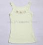 2013 fashion flower beading woman top wholesale sexy top